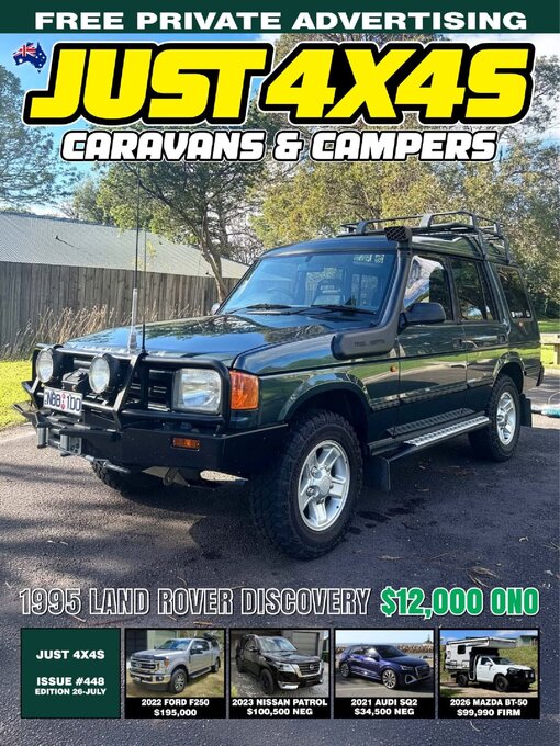 Cover image for Just 4x4s, Caravans & Campers